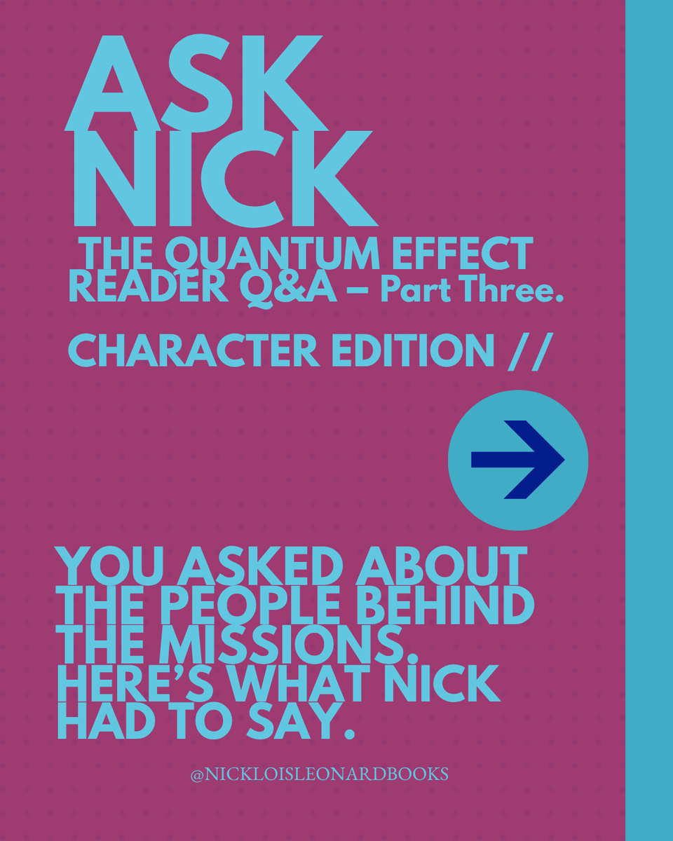 NickloisBooks's tweet image. Meet the minds behind The Quantum Effect:
🪖 Commander Clint Maxwell — the leader.
⚛️ Dr. Hans Rubin — the risk-taker.
🧬 Dr. Grace Maxwell — the visionary.

Comment your question for the next Ask Nick — the Military Ops edition.

#TheQuantumEffect
#SciFiThriller
#QuantumTech