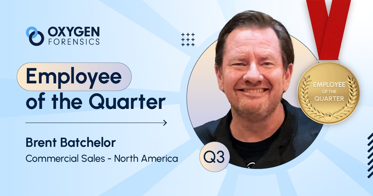 oxygenforensic's tweet image. 🌟 Employee Spotlight – Q3 2025: Brent Batchelor 🌟

Brent hit the ground running from day one. Focused, energetic, and always ready to jump in, he’s made an immediate impact and become a key part of the team.

Big shoutout to Brent, here’s to a strong finish to 2025!👏