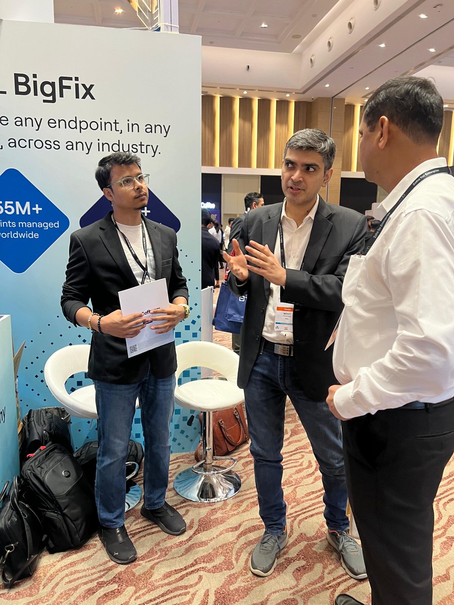 HCLSoftware's tweet image. A big thank you to everyone who visited the #HCLSoftware booth and engaged with our team. Your insightful questions and discussions energize our commitment to powering intelligent IT management and service excellence through AI and unified endpoint security. @Gartner_inc