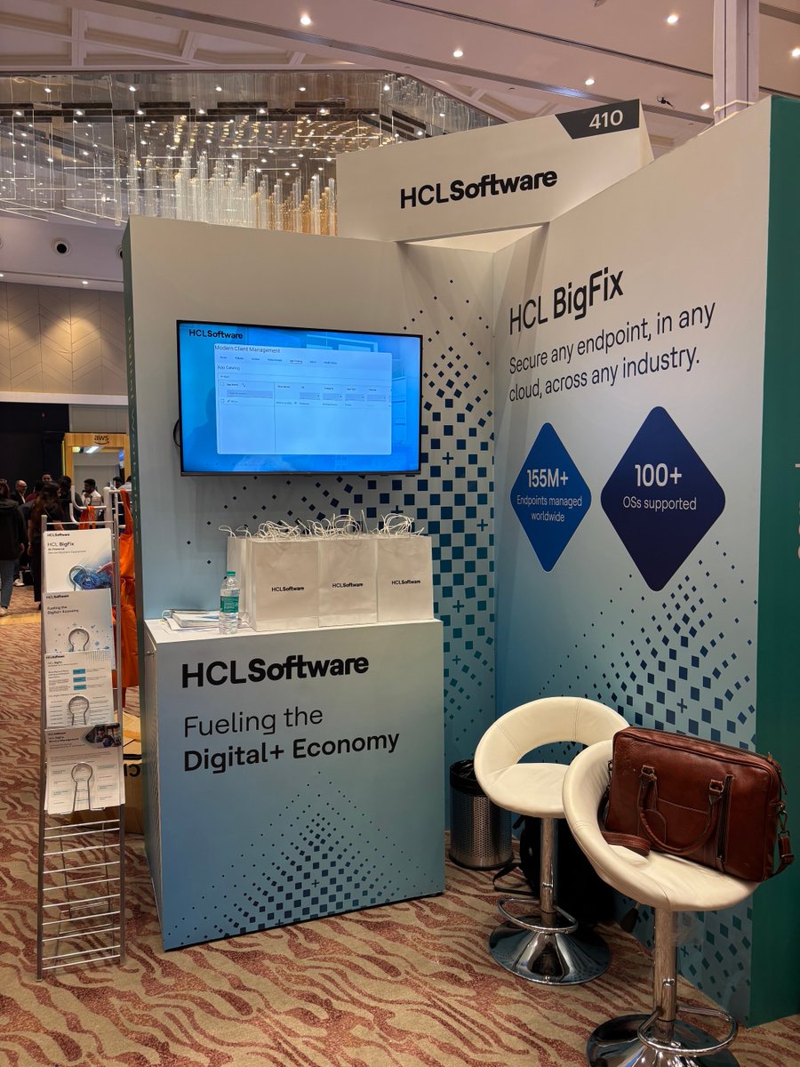 HCLSoftware's tweet image. A big thank you to everyone who visited the #HCLSoftware booth and engaged with our team. Your insightful questions and discussions energize our commitment to powering intelligent IT management and service excellence through AI and unified endpoint security. @Gartner_inc