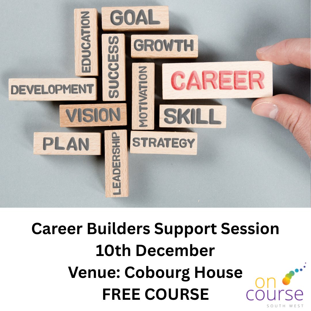 OnCourseSW's tweet image. 📢FREE Career Builders Support Session!

Need personalised support? These sessions offer tailored 1-to-1 help with crafting compelling CVs and excelling in interviews.

👉ow.ly/i8Of50XsQSA

#FreeCourse #CareerBuilders #Plymouth