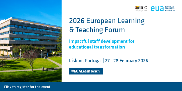 MediaLearning's tweet image. 2026 #EUALearnTeach Forum will explore how universities can develop their staff’s capacity to adequately use – or even themselves develop – innovative pedagogical methods, resources and tools.
📅 12-13 February
🏛️ Universidade Católica Portuguesa
🔗 bit.ly/x2026ltforum