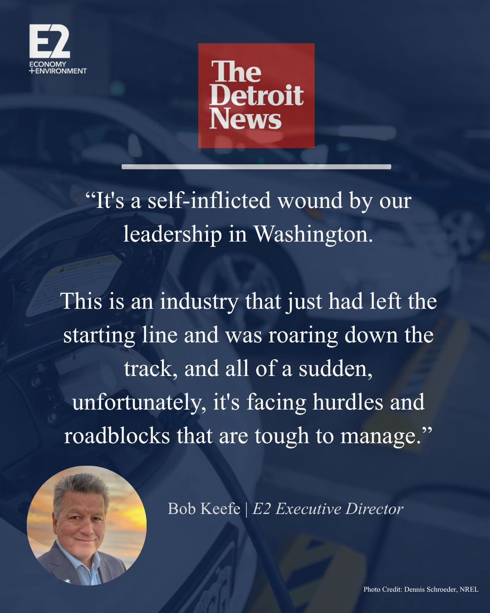 Last week, <a href="/detroitnews/">The Detroit News</a> looked at our ongoing analysis of the project cancellations hitting the EV and battery sectors under the Trump administration. The timing couldn't be worse as our executive director, <a href="/bkeefee2/">Bob Keefe</a>, told reporter Luke Ramseth.

Read their full coverage at: