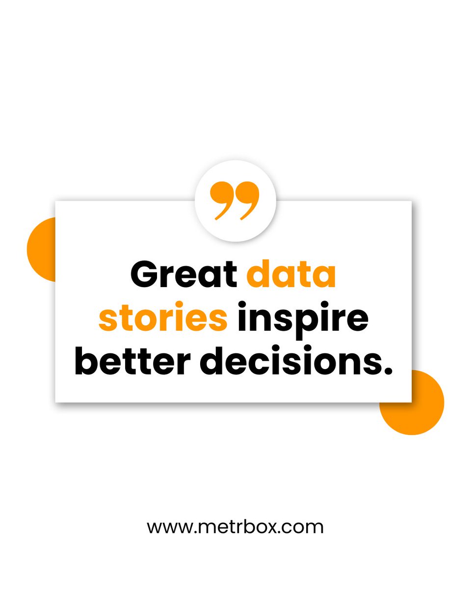 metrbox's tweet image. Dashboards don’t fail because of data, they fail because the story is missing.

Great data stories spark action, clarity, and better decisions.
What’s one insight every leader should track weekly? Drop yours 👇

#MeasurementMarketing #DataStorytelling