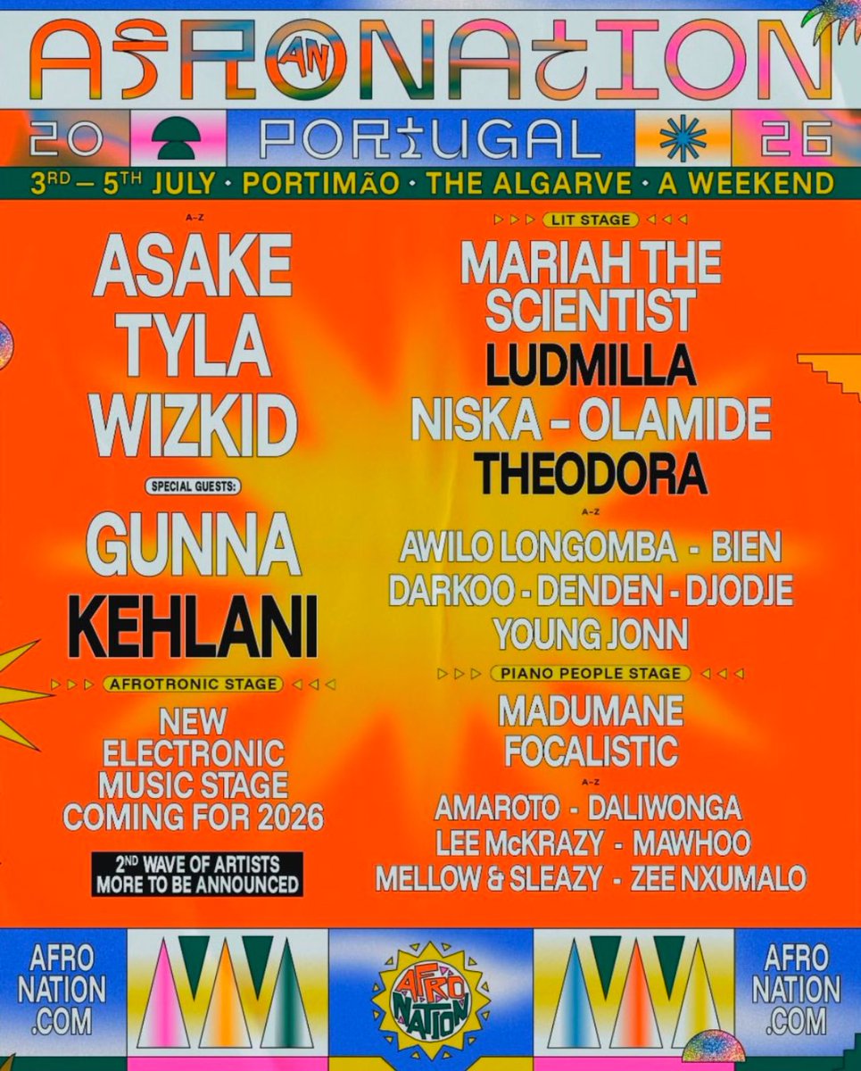 kehlaniisource's tweet photo. kehlani will be performing at the Afro Nation festival next year, July 2026 in Portugal! 🖤 

Priority Pre-Sale: Thu 27 Nov at 10AM GMT
General Sale: Fri 28 Nov at 10AM GMT ✨ https://t.co/2YEELfTcY0