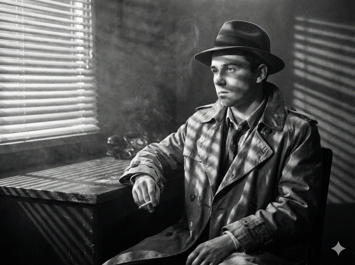 {"image_request":{"style":"Cinematic black and white noir po... - Example 3