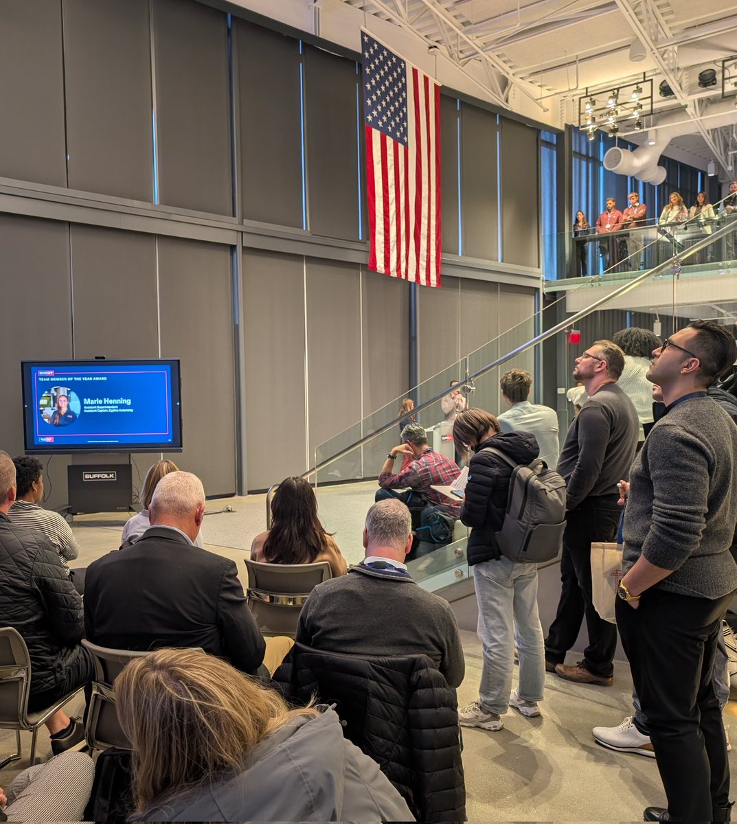 TheBoringRobot's tweet image. Returning back to London, reflecting on the packed auditorium at @SuffolkTech_VC opener of the @builtworlds Venture East conference. #ConstructionTech is getting a lot more attention than just a few years ago. Lots happening in the US, and lots to follow up...