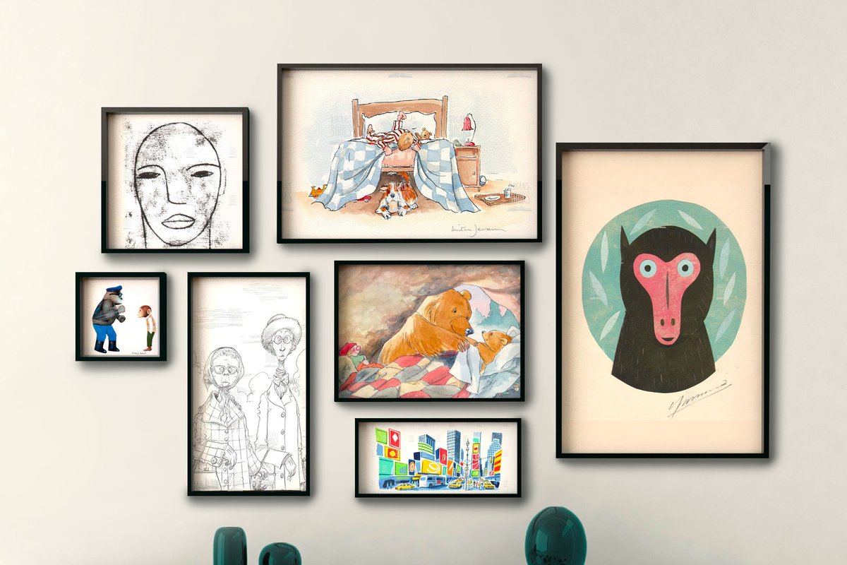 childrensbookil's tweet image. Add a burst of colour &amp;amp; creativity to your space with our vibrant collection of #originalartwork from today’s most cherished children’s book illustrators! 🎨✨
Invite the magic of picture-book imagination into your home. 🌟📚
childrensbookillustration.com
#illustrator #childrensbooks