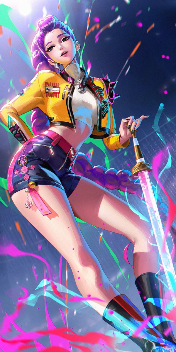 Kikoldraws's tweet image. #KPOPDEMOMHUNTERS #Rumi  I revised the previous drawing of Rumi and adjusted the feeling of the face.Hope you&apos;ll like it.