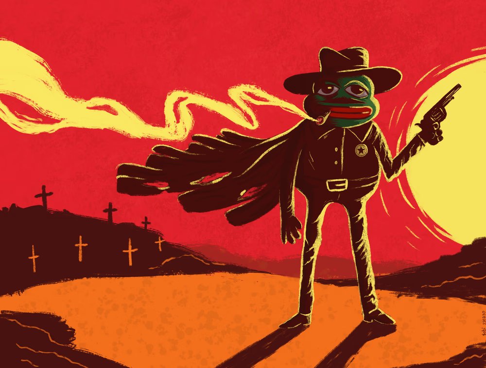 gm, frens!

This is a reminder to SHOOT YOUR SHOT.

Write that post.
Make that investment.
Launch that project.
Tell them you love them.
Send that email.
Make that call.

Might not get another chance. But might change your life forever.

PICTURED: pepe cowboy
ARTIST: <a href="/sobiism/">$obi Art</a>