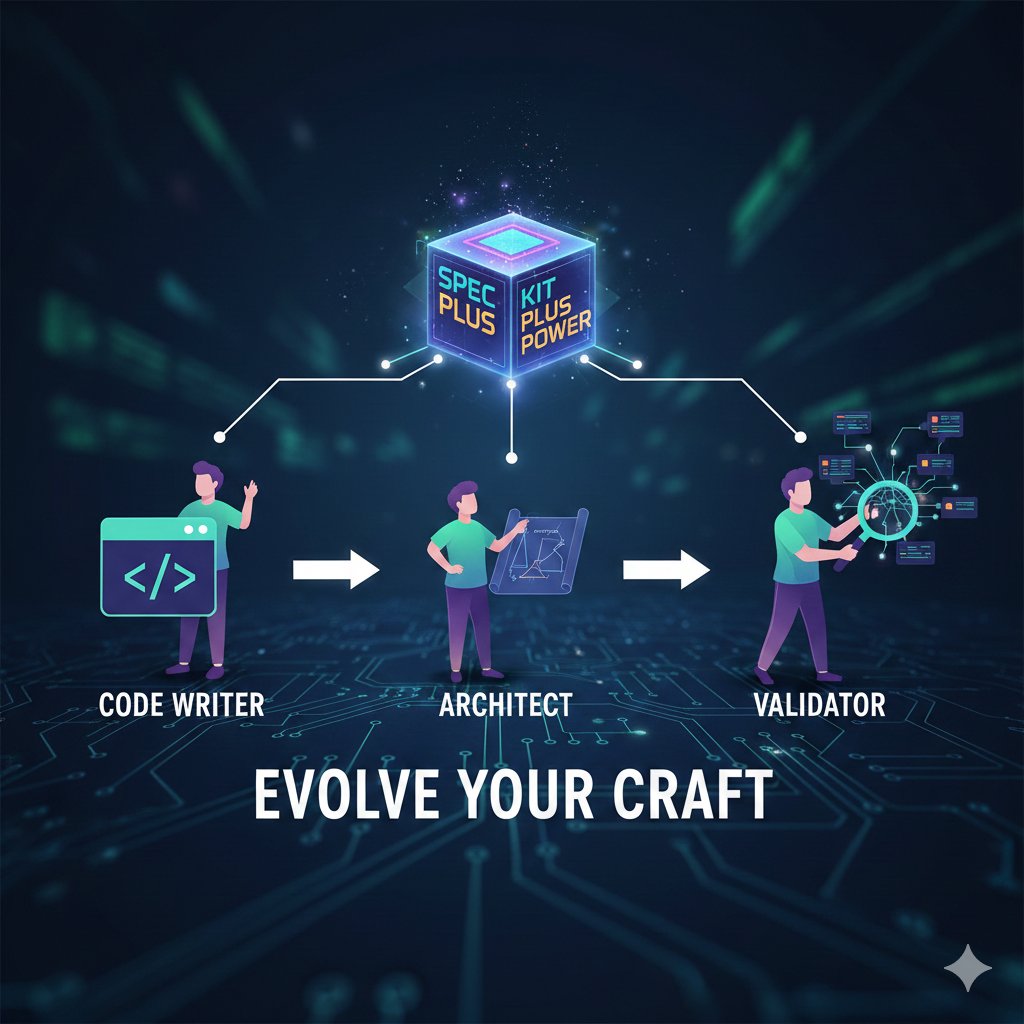 Iamanusbutt's tweet image. Ready to level up your code game? 🚀

Spec Kit Plus Power helps you evolve from just a developer/code writer to a true architect and validator! Design better, write smarter, and ensure quality. 💪

#DevTools #SoftwareArchitecture #CodeQuality #SpecKitPlusPower