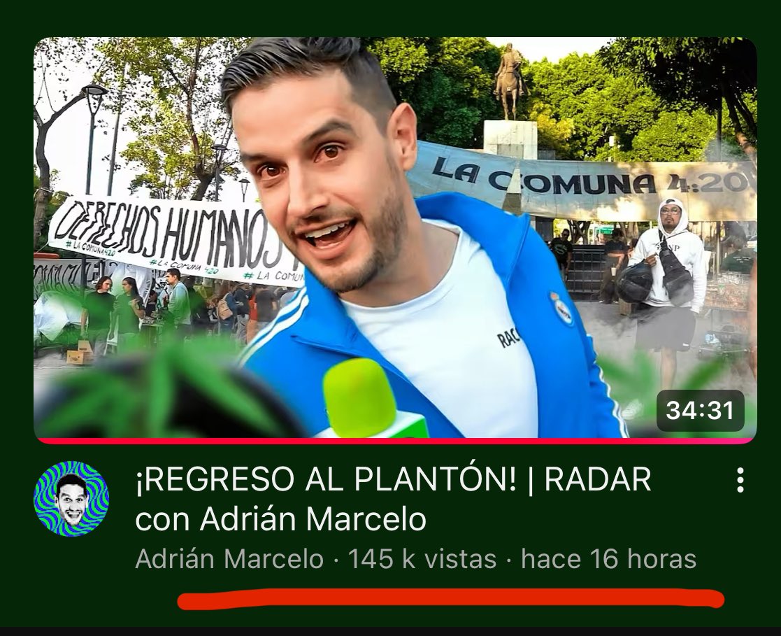 Hay gente que definitivamente no jalan, ( usan el nombre de otros para el video tenga jale ) 31k en 8 días, contra 145 k en 16 horas.  Ni modo, es lo pasa cuando estás en plan de “víctima.”