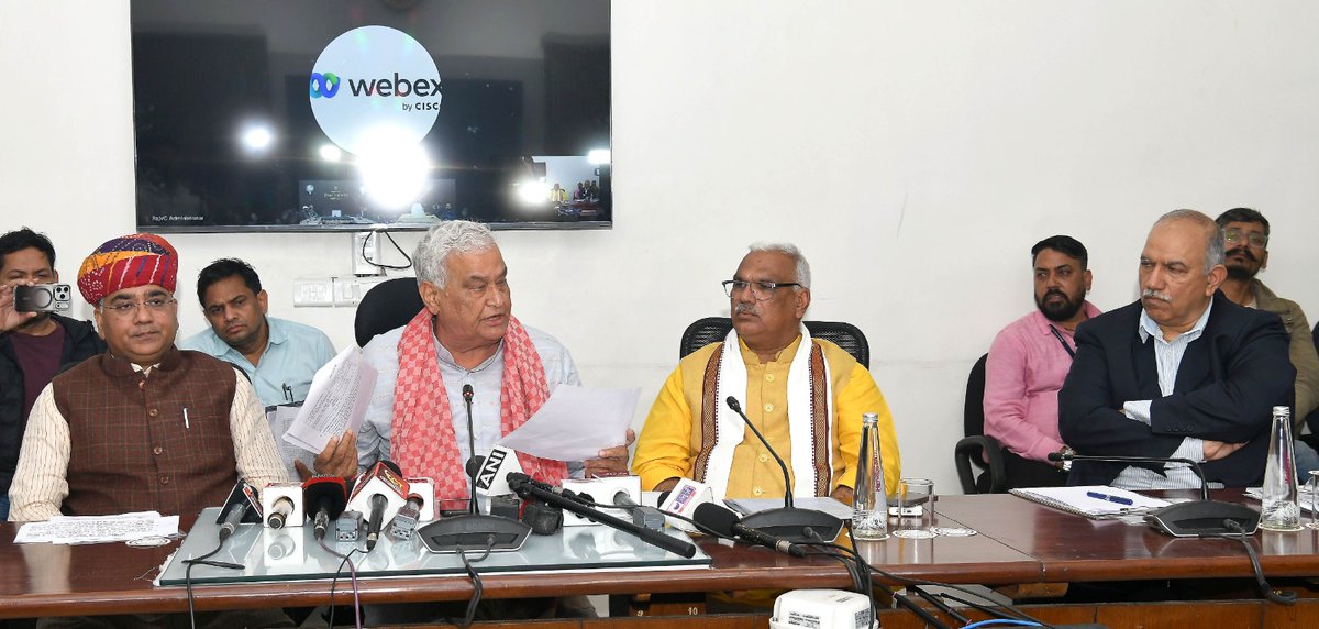 PKC - ERCP के अंतर्गत करौली में बन रहे डूंगरी बांध के आंदोलन की सरकारी चिंता !