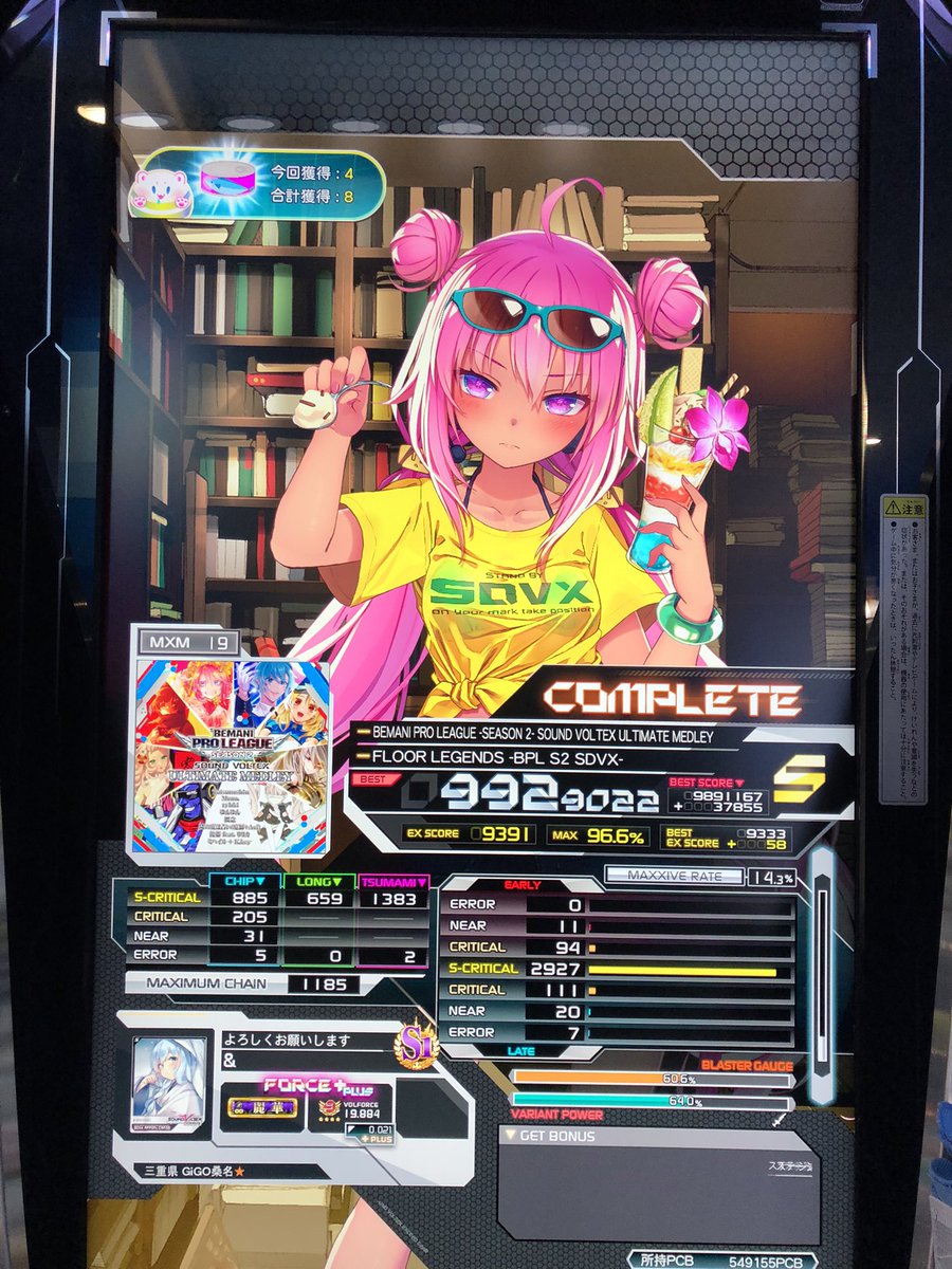 kayana_ddr's tweet image. ボルテの筋肉無くなってて辛い😇