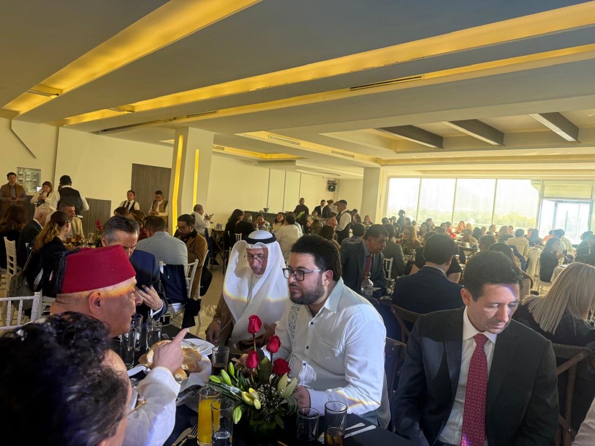 El Excmo. Embajador de Su Majestad el Rey de Marruecos en México, Sr. Abdelfattah Lebbar, asistió como Invitado de Honor a una comida empresarial organizada por la Asociación de Empresarios y Ciudadanos del Estado de México (ASECEM). 🇲🇦🇲🇽