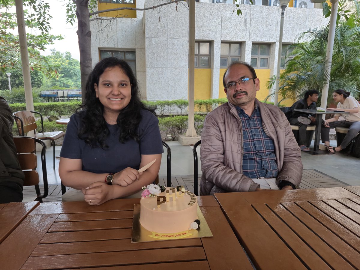 Our 15th student Mohini Mittal <a href="/M2010211/">Mohini Mittal</a>
successfully defended her PhD thesis(18/11/25). We appreciate her hardwork and wish her the best. Thanks to external examiner Prof. V. G. Anand and committee members for their evaluation.
<a href="/chm_iiserb/">Dept of Chemistry, IISER Bhopal</a>
<a href="/iiserbhopal/">IISER Bhopal</a>
