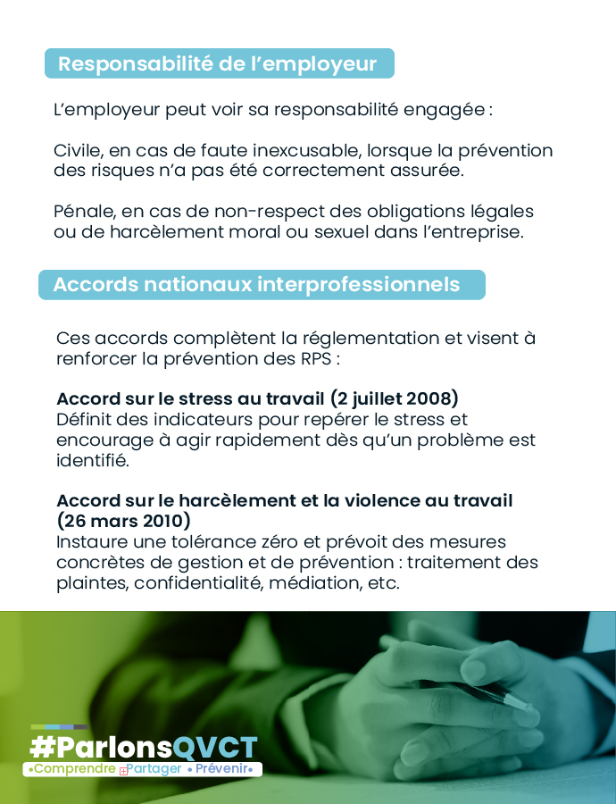 1_One_Software's tweet image. ☺️🧠Prévenir les RPS, c’est protéger la santé mentale au travail.
👇Petit récap des obligations légales et accords qui encadrent la prévention des risques psychosociaux.

#SantéMentale #RPS #BienÊtreAuTravail #ParlonsQVCT #1ONE