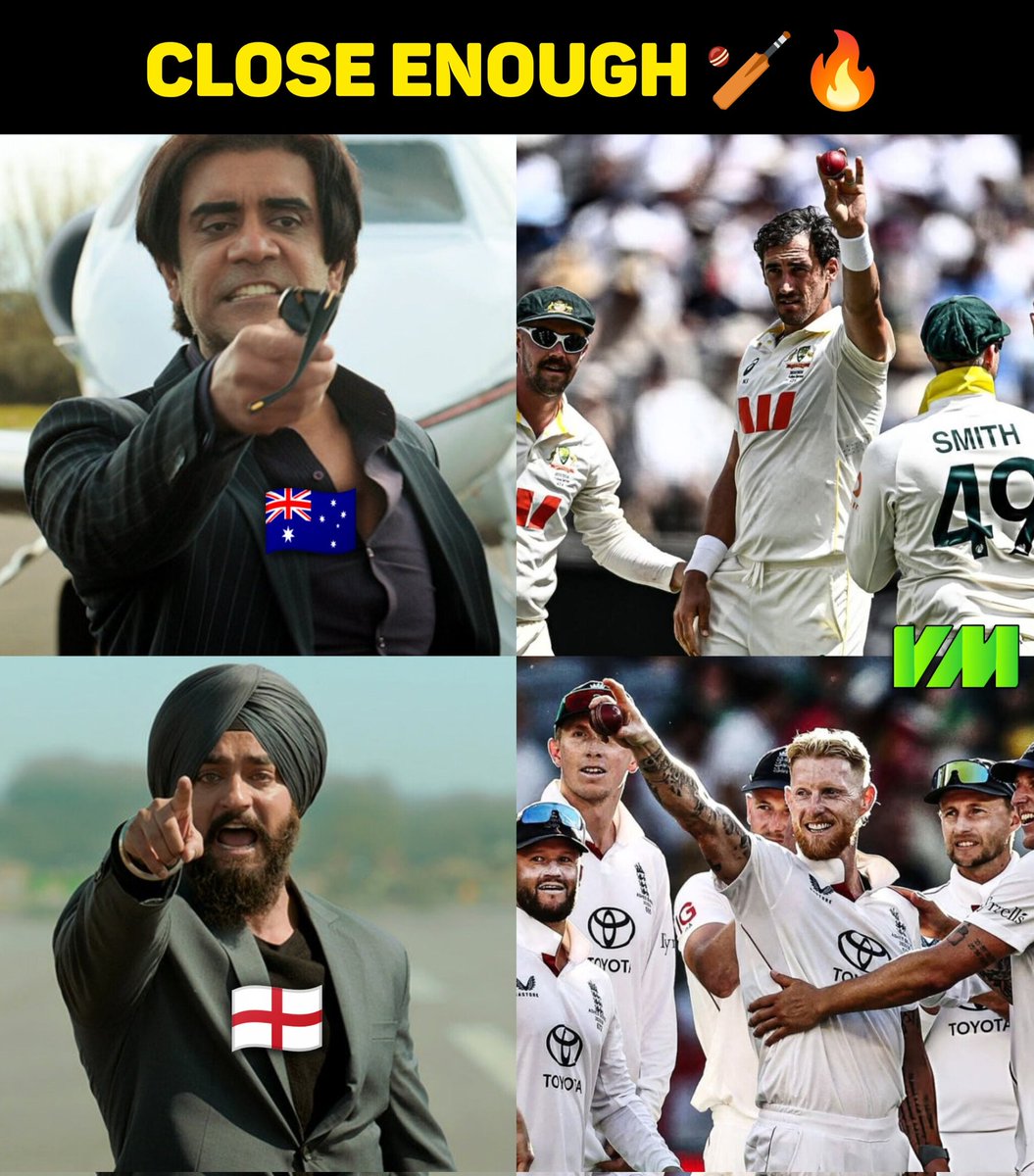 memeschennai's tweet photo. What. A. Performance.
Starc with the fire ๐ฅ
Stokes with the swagger ๐ฅ
These two just built DIFFERENT ๐คฏ๐
#Cricket #Starc #Stokes #MatchdayMagic #CricketVibes #GameChangers #OnFire #ClutchKings #WhatATime #SportsMania https://t.co/aSQZZfap2n