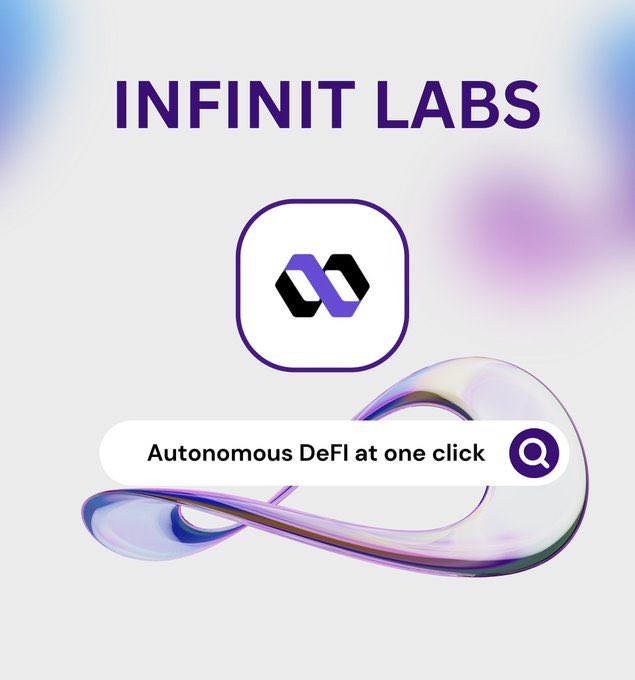 $IN is moving like a sleeper giant that’s seconds from waking up.

<a href="/Infinit_Labs/">INFINIT</a> is wiring the backbone for autonomous DeFi, and the chart is starting to reflect it.

This isn’t hype it’s pressure building.
When it snaps, it’s straight vertical.