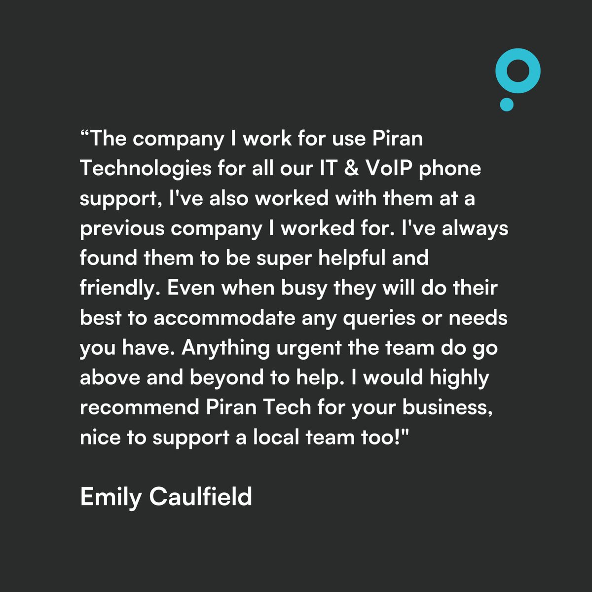 pirantech's tweet photo. A few new reviews from this week!

For fast, friendly IT support, help with Cyber Essentials, support for VoIP, or anything else IT-related - we can help. Visit our website to find out more or book a free discovery call: https://t.co/YsBlHpqLms

#ITSupport #ITSupportCornwall https://t.co/FQVP2kJdRV