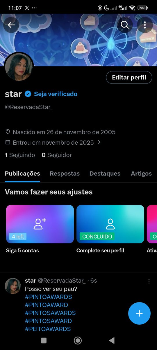 starlight_699's tweet photo. Minha dm bloqueou,me chamem na minha reserva https://t.co/4JCc5Ao9Ap