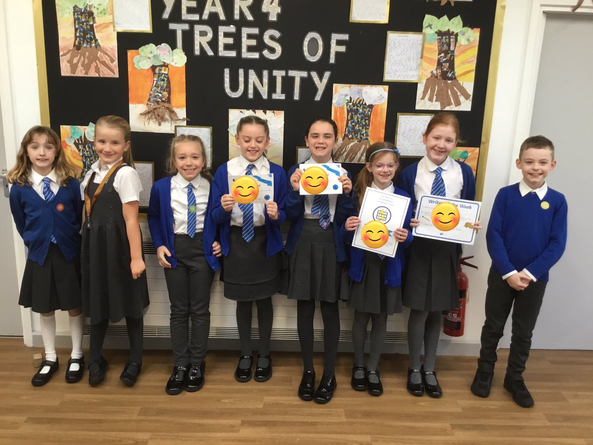 Well done to our Year 4 super achievers this week.