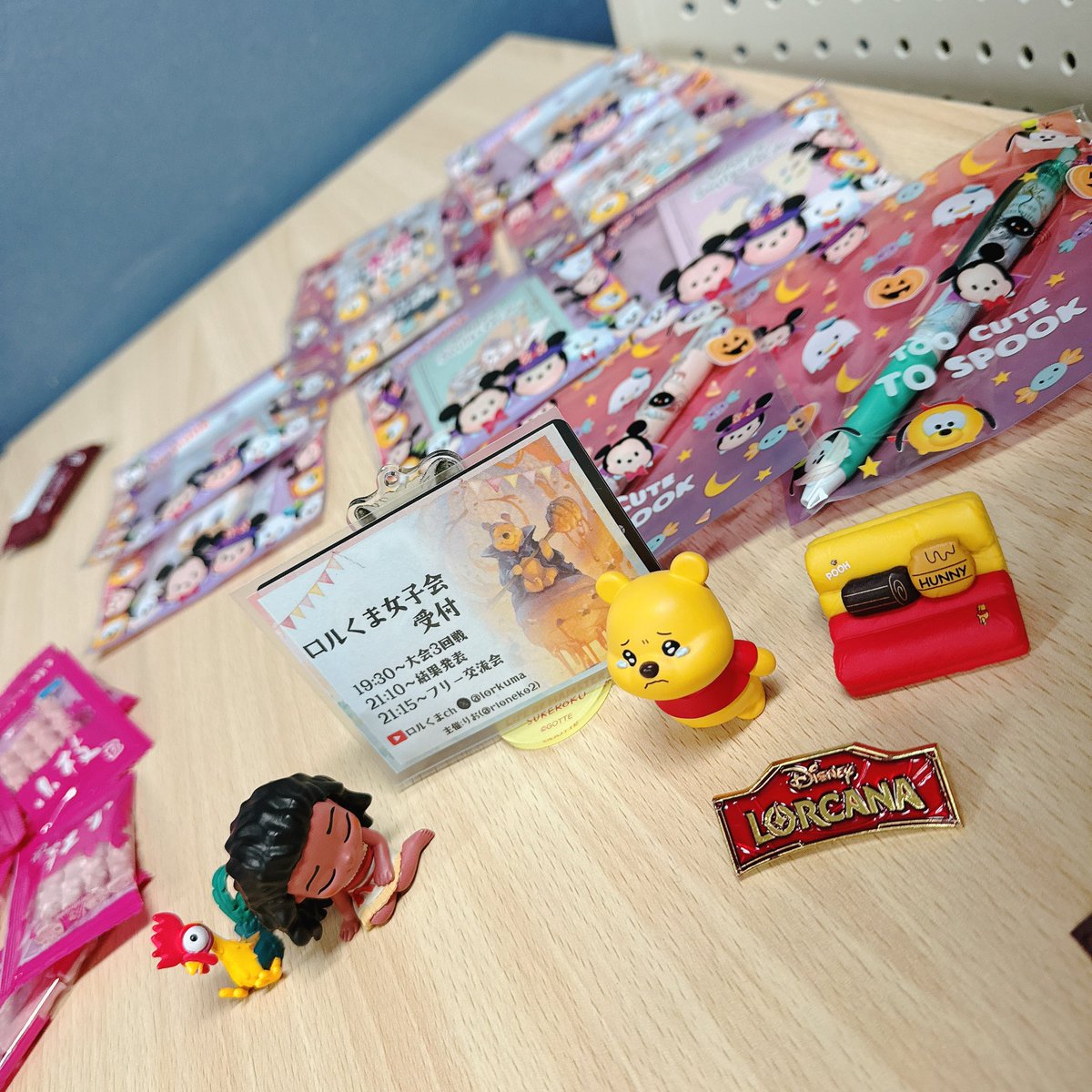 naturalBLUE's tweet image. Lorcana

久しぶりの #ロルくま女子会 ♡
女子会だけど楽しく且つ勉強になる対戦も🙌合間にお菓子食べて脳に栄養補給されました🤭
楽しかったー！