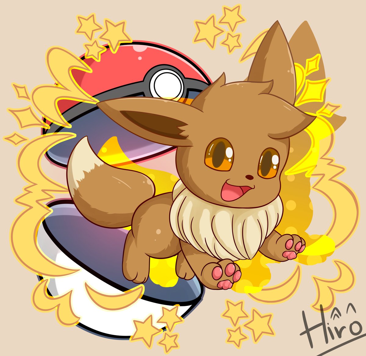 HiroCattoo's tweet image. Today is Eevee day💕💕

 #イーブイの日 
#Eevee
#Eeveelution