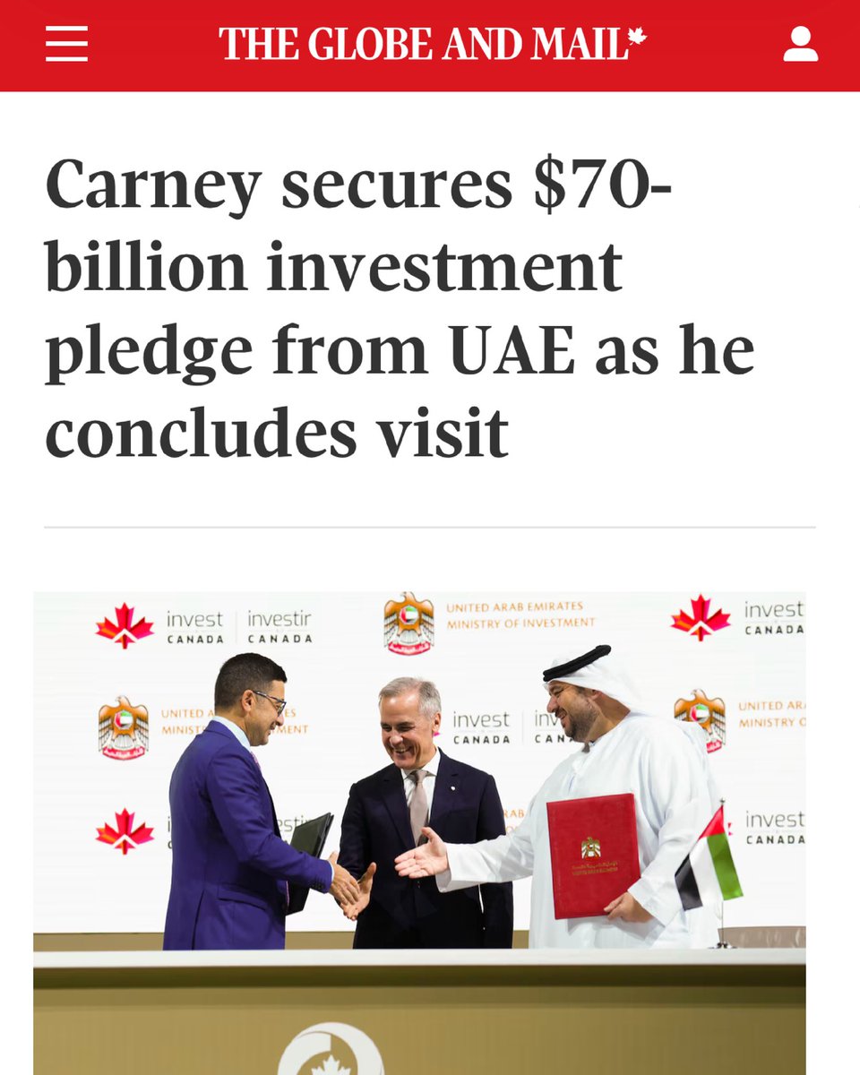 MarkJCarney's tweet image. By making deals abroad and building major projects at home, we’re sending a clear message to the world: Canada is ready to build. Build with us.
