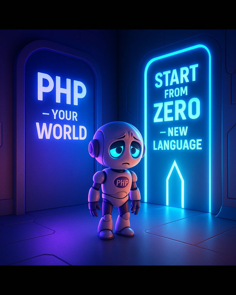 neuronai_php's tweet image. Many PHP devs quietly feel the mental weight of this question:

“Do I really have to start from zero in a new language just to stay relevant?”

#PHP #Developers #AI