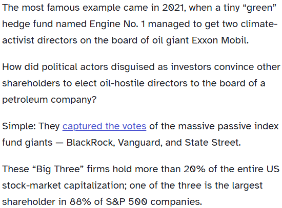 How Trump can end ‘woke capital’ — and free US companies to get back to business. 

By requiring passive index funds to vote their shares like they invest, passively. 

<a href="/ManhattanInst/">Manhattan Institute</a> senior fellow <a href="/JamesRCopland/">James R. Copland</a> in <a href="/nypost/">New York Post</a>
