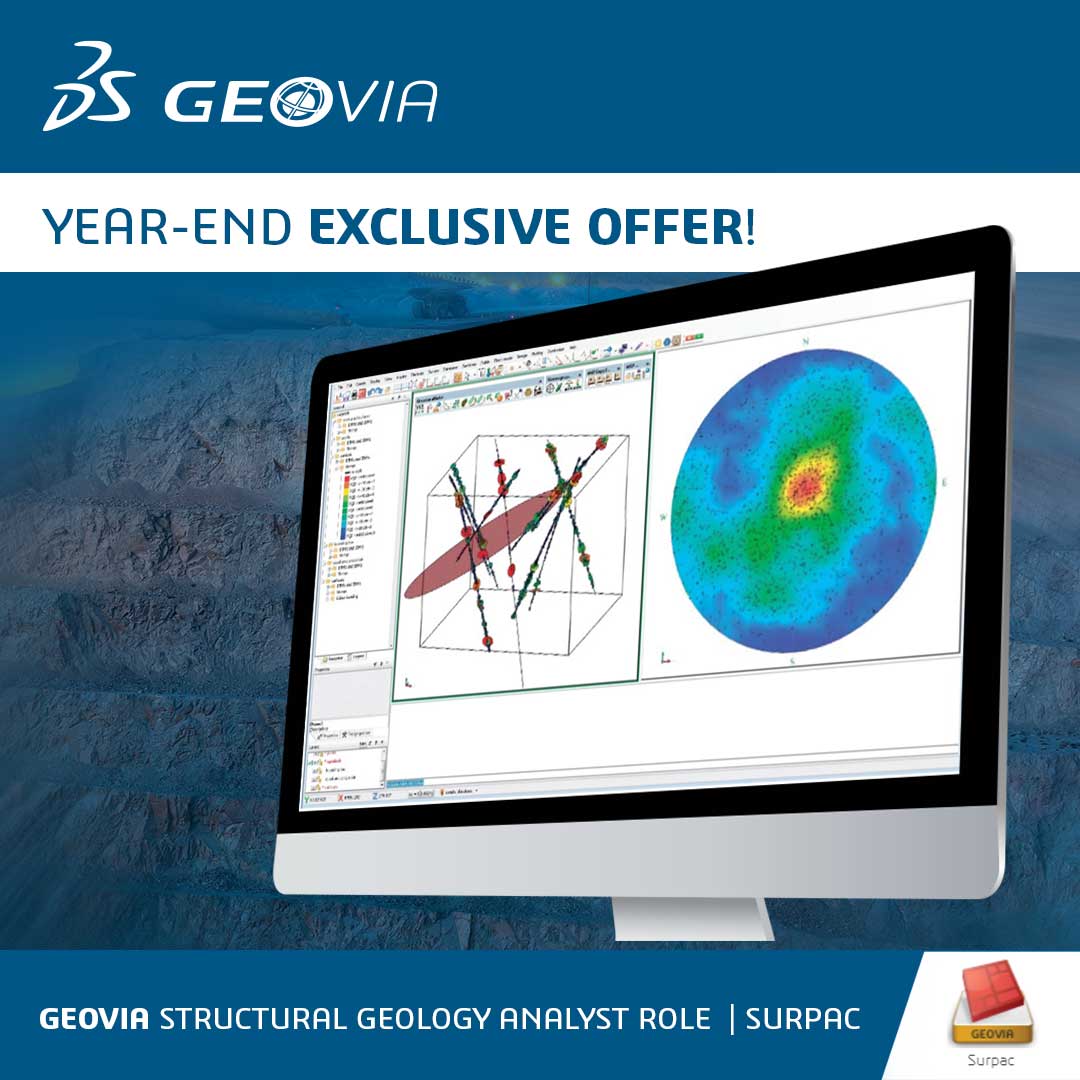 3dsGEOVIA's tweet image. 🎉 Wrapping up the year with something BIG!

🤩 Until December 31, level up your mine planning, design, and operations with exclusive offers on select GEOVIA #Surpac roles. Contact your sales rep. or email GEOVIA.info@3ds.com to grab this limited-time offer!