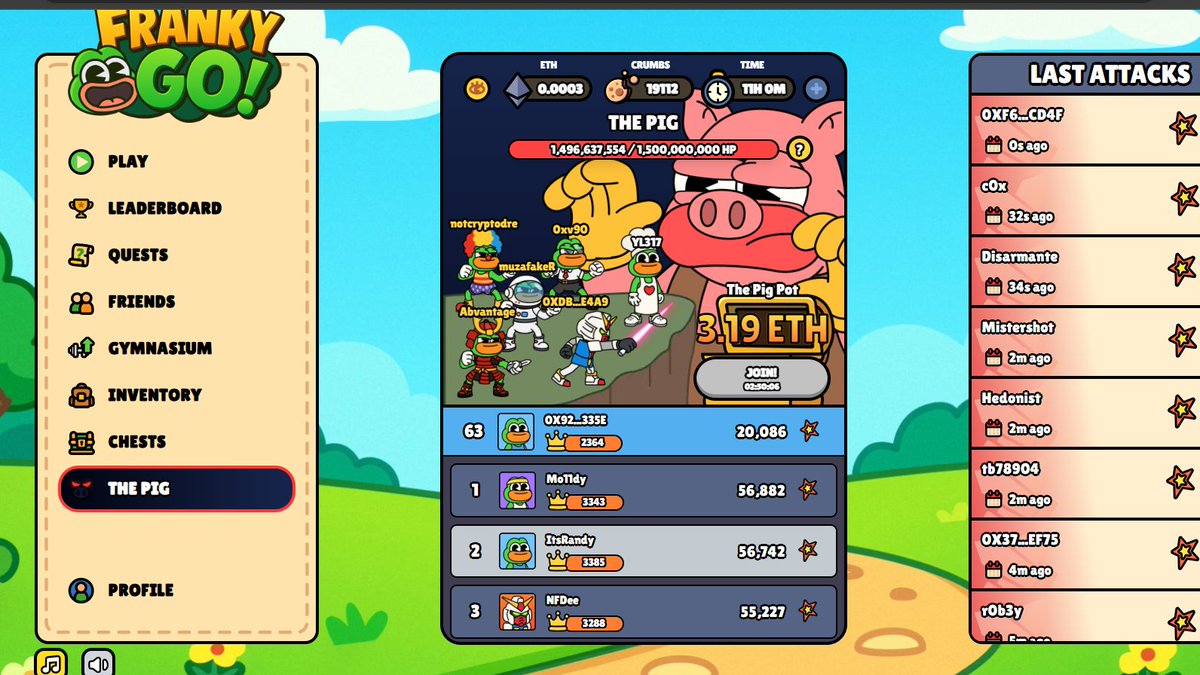 We broke the top 100, Next stop is top 20. Call me the Baconator the way I am eating this pig!!! <a href="/frankythefrog/">Franky the Frog</a>