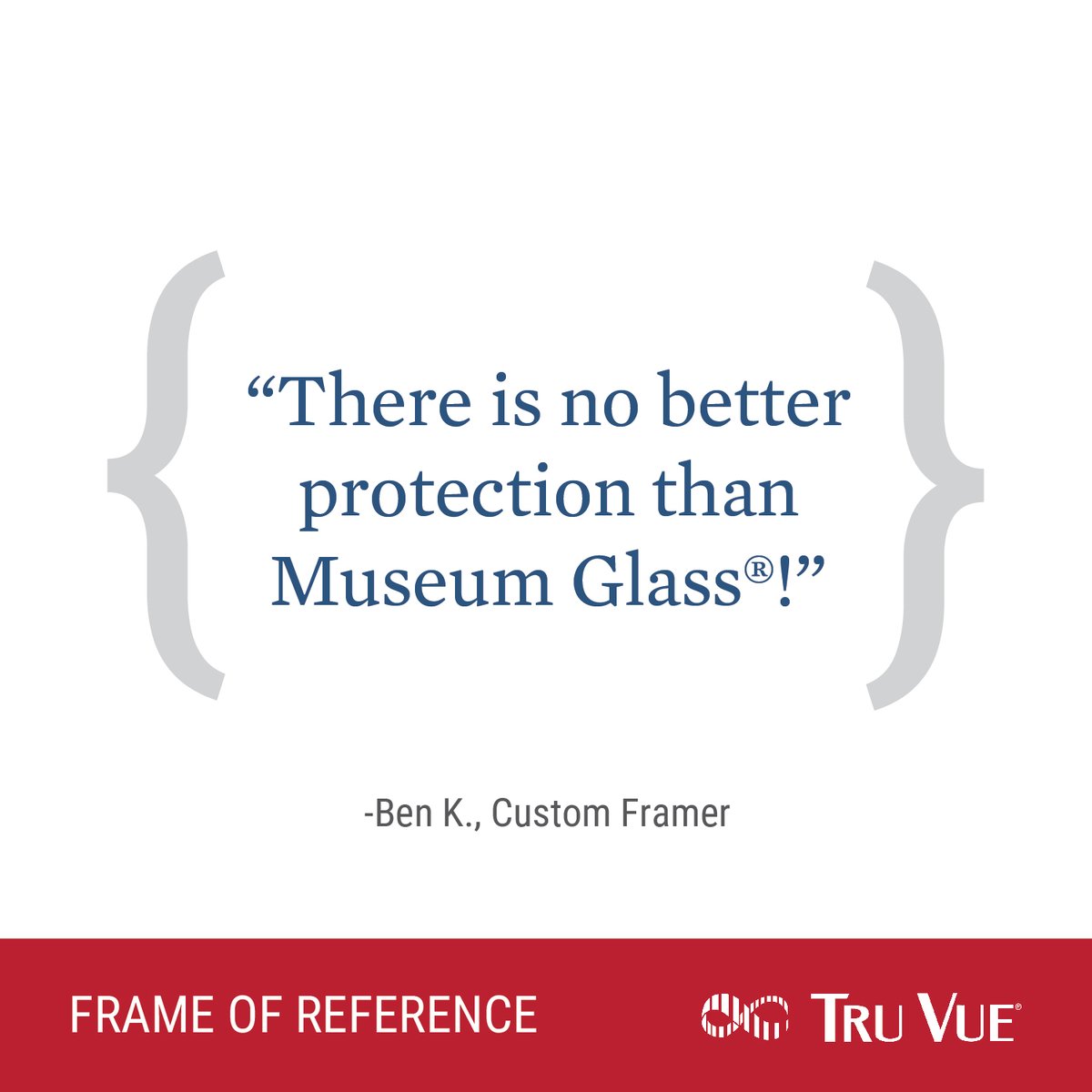 truvueglazing's tweet image. With 99% UV protection, optimal light transmission, and virtually zero reflection, it’s no wonder Museum Glass® is a fan favorite. Find out why customers always come back to Tru Vue® at bit.ly/3fIP0aH. #CreateSomethingSpecial #TruVue #FrameOfReference #MuseumGlass