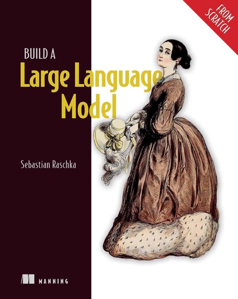 KirkDBorne's tweet image. &amp;lt;&amp;lt; Best Seller &amp;gt;&amp;gt;
Build a Large Language Model (From Scratch): amzn.to/3WYFNO5 by @rasbt v/ @ManningBooks 
————— 
#DataScience #DataScientist #MachineLearning #ML #LLMs #AI #GenAI