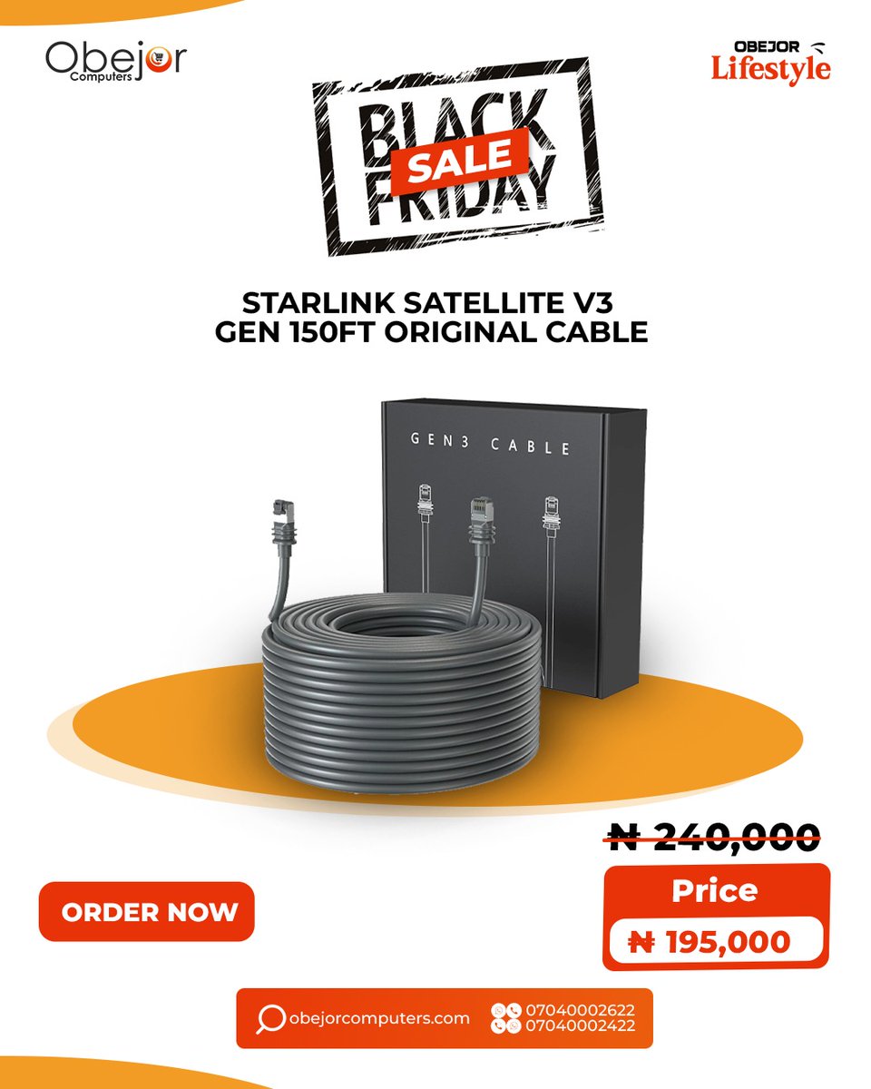 obejorcomputers's tweet image. 🔥 Don’t let this Black Friday season pass you by!
Scroll through and grab that one gadget you’ve been eyeing today. 💥💯

👉 Shop now at ObejorComputers
Limited stock. Fast delivery!

#ObejorComputers #BlackFriday #TechDeals