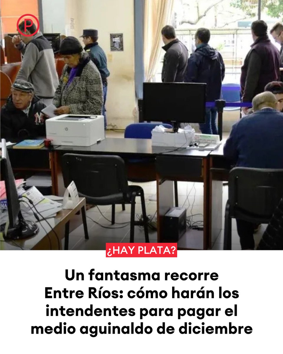 ¿HAY PLATA? 📌 #EntreRíos: en los municipios afinan el lápiz para cumplir en tiempo y forma con el medio aguinaldo de diciembre

➥ El pedido de ayuda que rebotó

Una promesa en tres cuotas 💸

🔗 letrap.com.ar/c5420317
✍️ <a href="/exequielflesler/">Exequiel Flesler</a>