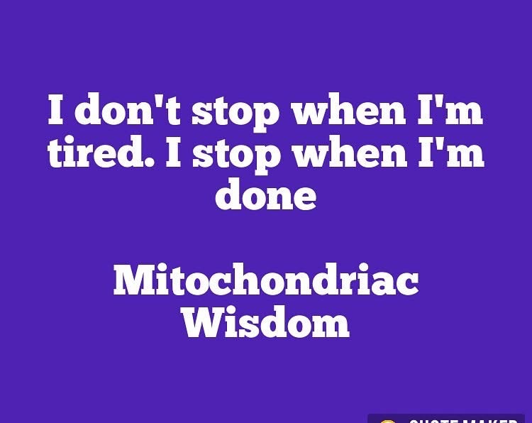 Do you stop when you're tired or when you're done?  Most people give up just before they break through to the next level. 

At the end of the day it's consistency that wins. Life is not a PG feel-good movie. 

Real life often ends badly for some.  

It's not always going to be