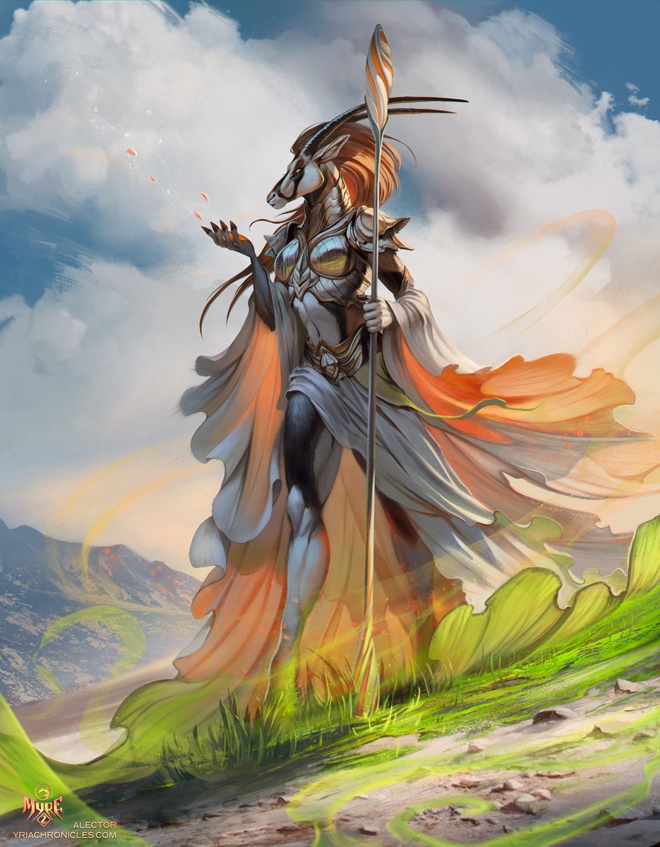 She carries spring into the dead lands...