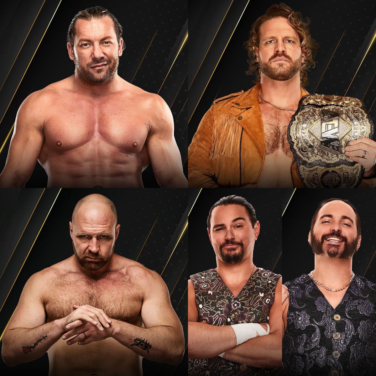 DrainBamager's tweet image. Young Bucks name their AEW Mount Rushmore:

• Kenny Omega
• Hangman Adam Page
• Jon Moxley
• Young Bucks

(via Adam’s Apple)