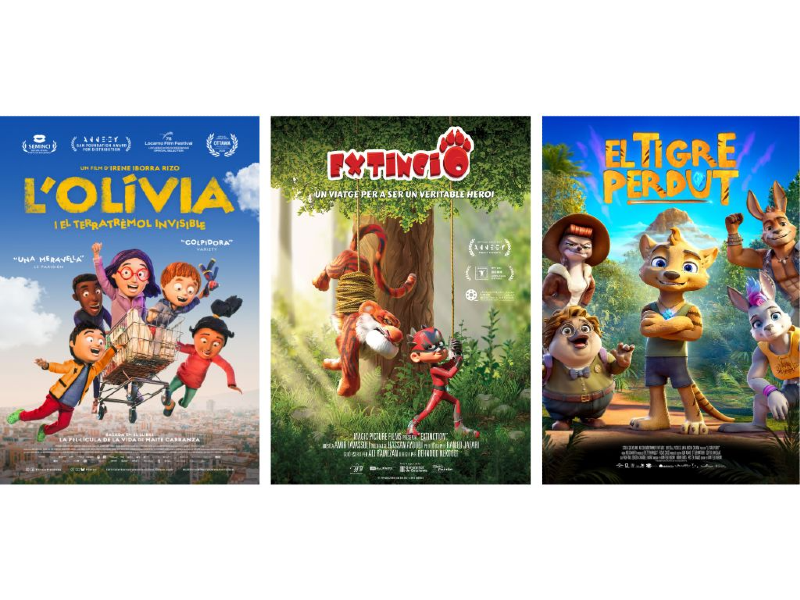 Aquesta setmana s'estrenen en català tres pel·lícules d'animació als cinemes: 
📷 L'Olivia i el terratrèmol invisible (VOC) 
📷 Extinció (VD) 
📷 El tigre perdut (VD)
 Busca el teu cinema més proper al portal de Cinema en català <a href="/audiovisual_cat/">Audiovisual en català</a>