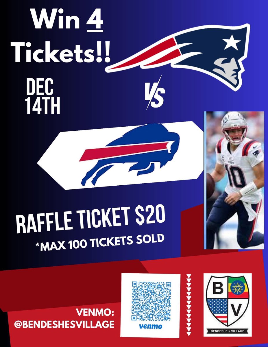 Bendeshe2007's tweet photo. Bendeshe’s Village Flag Football Turkey Bowl is one week away! (See WCVB  Erika Tarantal’s 5 for good shout out from 2024)! Also Venmo for chance to win Pats v Bills tickets! https://t.co/AE0F595Zbc