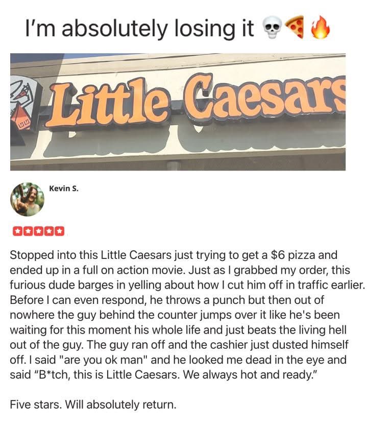 benarsoncarson's tweet image. How anyone could hate on little caesars is beyond me.