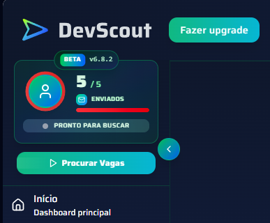 Odenis_dev's tweet image. primeiro dia usando o DevScout! Ainda no plano grátis e já curtindo a plataforma. Interface bem de boa, filtros úteis e as vagas parecem bem organizadas. Sigo explorando ainda, mas a primeira impressão foi bem positiva