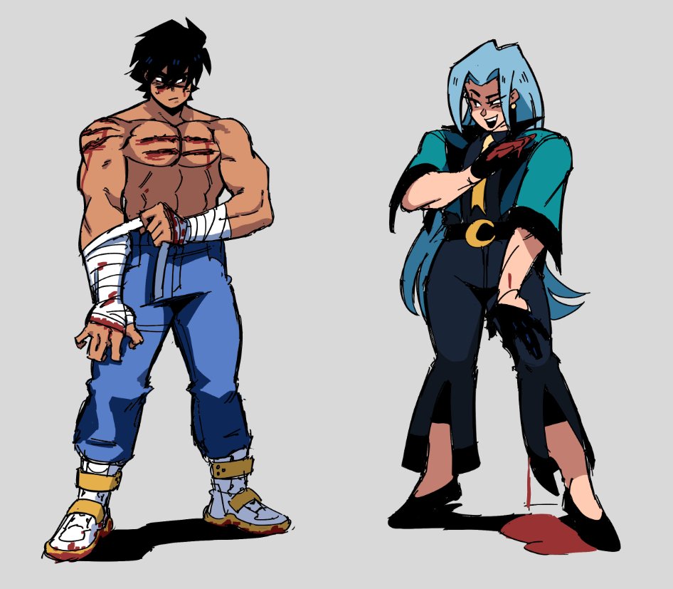 BukoMasterShake's tweet image. a tale as old as time, muscle punch man vs fruity slice man