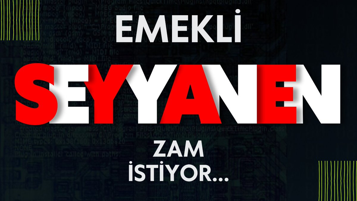 SEYYANEN ZAM EMEKLİYE DE YANSITILMALIDIR!   

Kamu çalışanlarına verilmiş olan SEYYANEN ZAM emekliliğe yansıtılmamakta, bu nedenle çalışanlar ile emeklileri arasında uçurum oluşmuş durumdadır.
#SeyyanenZAM #Emekli