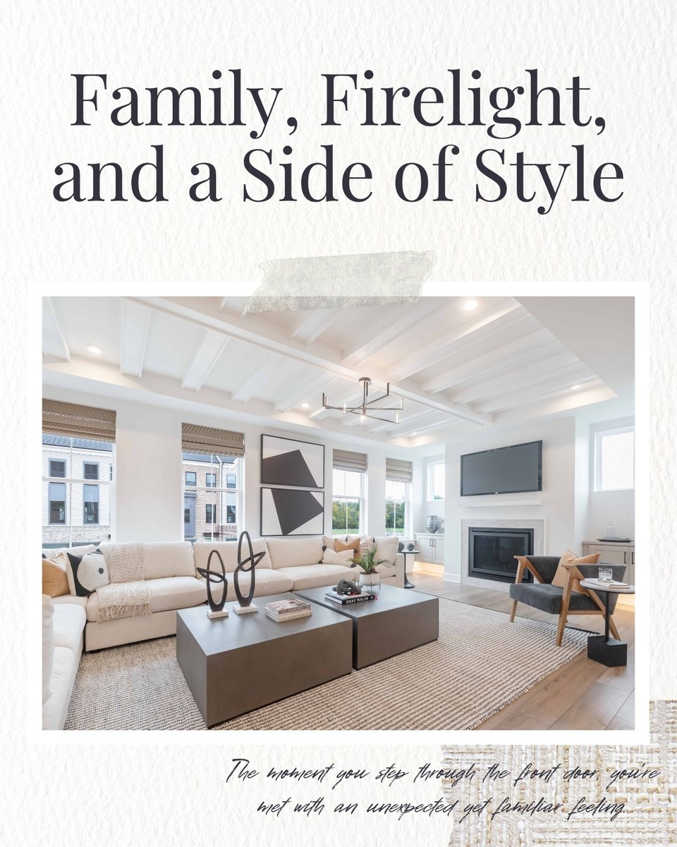 The glow, the warmth, the laughter that lingers, this season reminds us what home gives back. Where firelight softens the world and the best gatherings never fade.Grateful for every homeowner who’s made us part of their story. Come visit Miller &amp; Smith and feel what home can be.