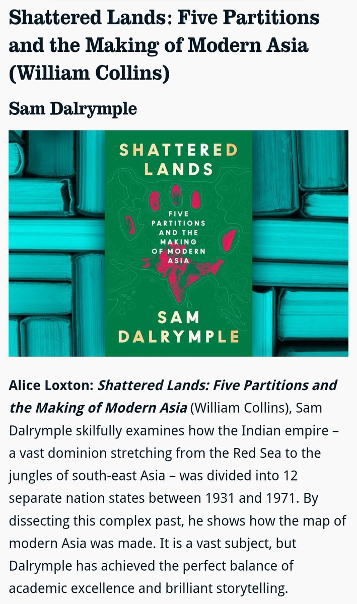 SamDalrymple123's tweet photo. Shattered Lands named one of the best history books of 2025 by the BBC History Mag!

https://t.co/kRmsAqu85s https://t.co/pXlEjnbnS8