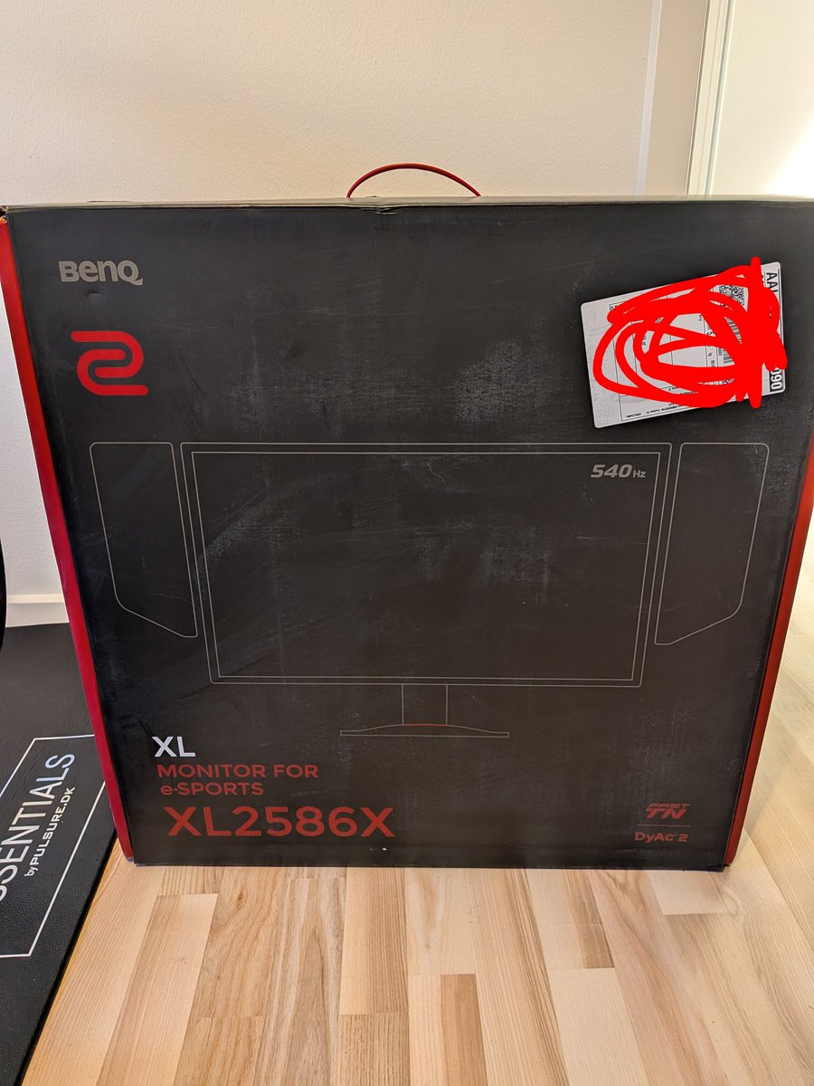 buNNycsg's tweet image. Hej jeg står og skal af med nogen skærme som er vundet i en astralis x redbull cup. 

BenQ xl2586x 540hz. Kassen har været åbnet for at &quot;tjekke at alt er der&quot;, men jeg har Astralis ord på at de er ubrugte og helt nye.

Ny pris 8300, men jeg tænkte 6800 ish og ellers så bare byd