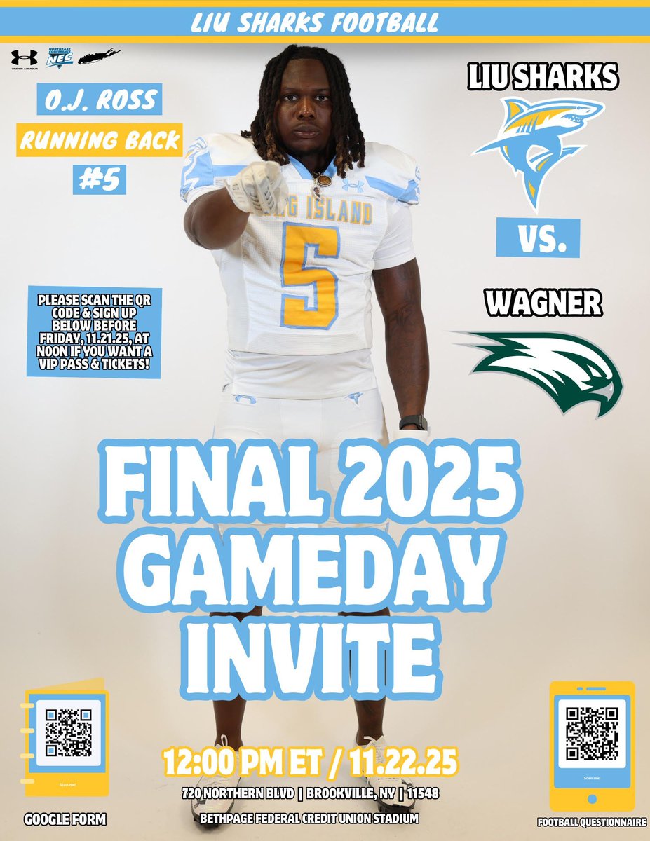 Thank you <a href="/_dlmerritt/">Devin Merritt</a> for the invite to this weekends game! Cant wait to be on campus. <a href="/LIUSharksFB/">LIU Football</a> <a href="/Coach_IPace/">Ian Pace</a> <a href="/RalphieC2/">Ralph Cinque</a> <a href="/RecruitClifton/">Clifton Football</a> <a href="/CoachFrankOL/">Frank Coccaro</a>
